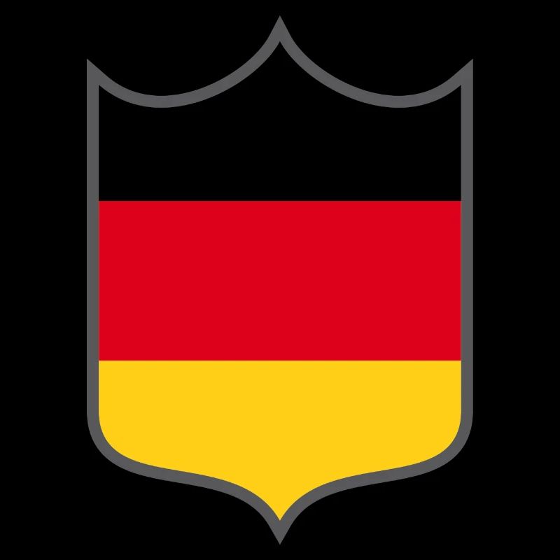 Blason du drapeau allemand