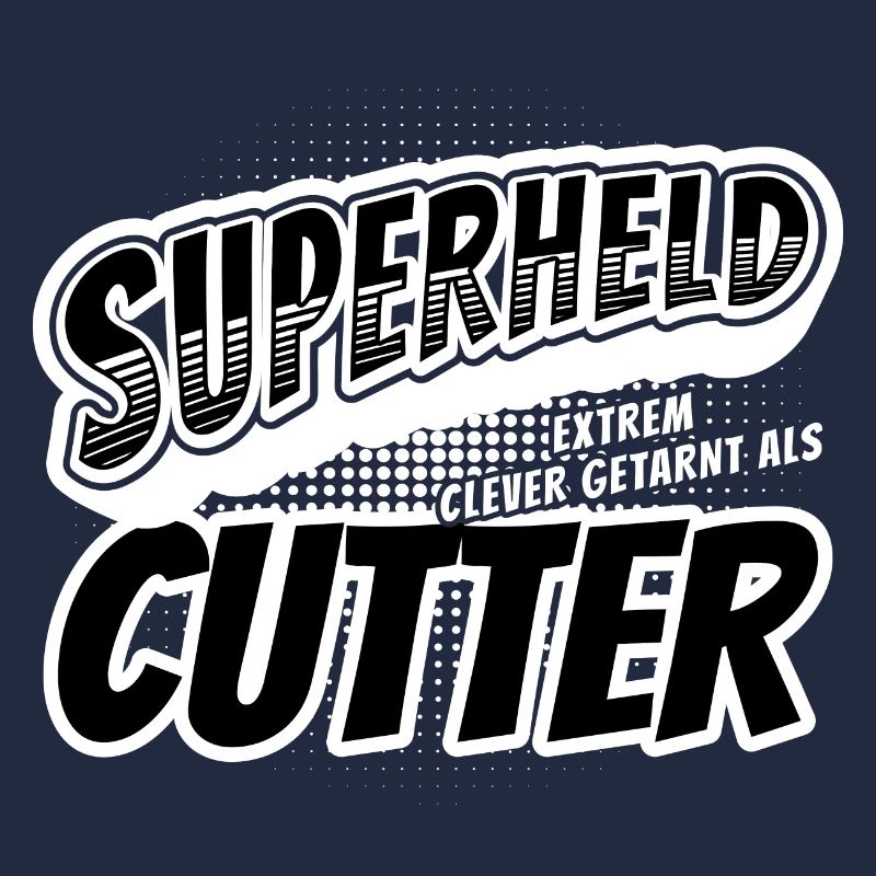 Superheld, clever getarnt als Cutter