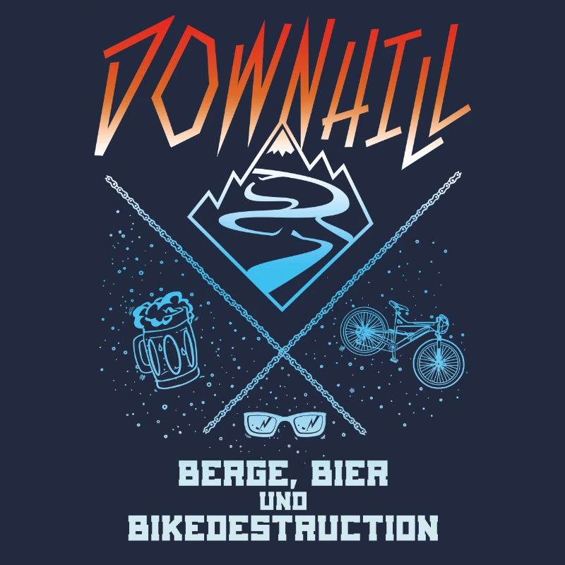 downhill