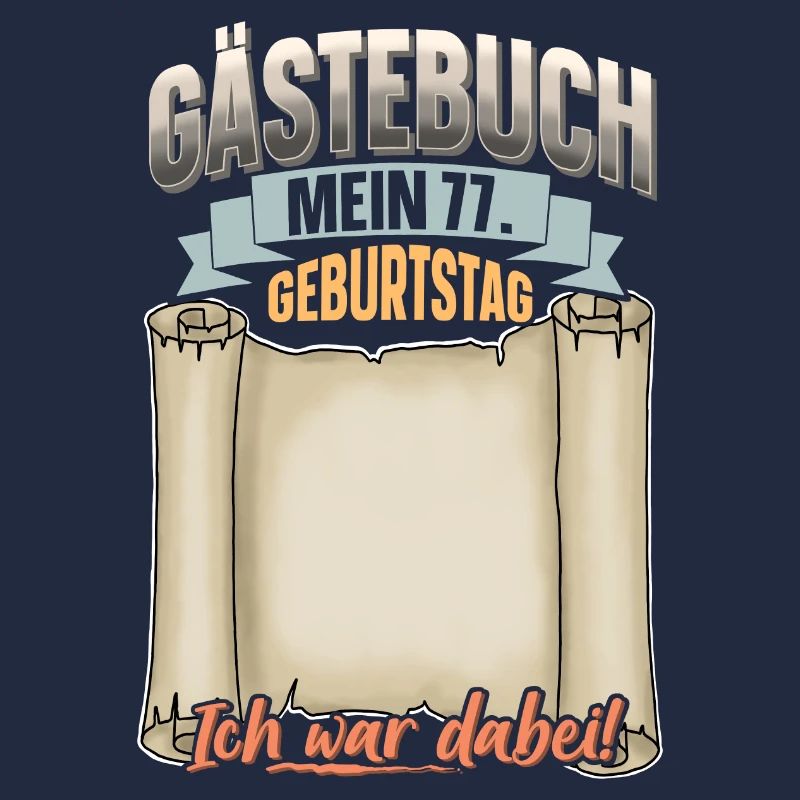 77. Geburtstag Gästebuch