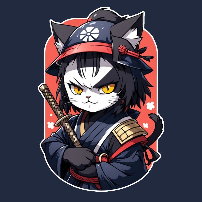 Ninja Cat - Samurai Kitten