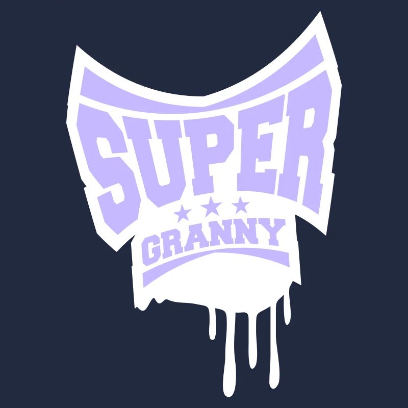 Super Granny Stempel Oma Graffiti Großmutter