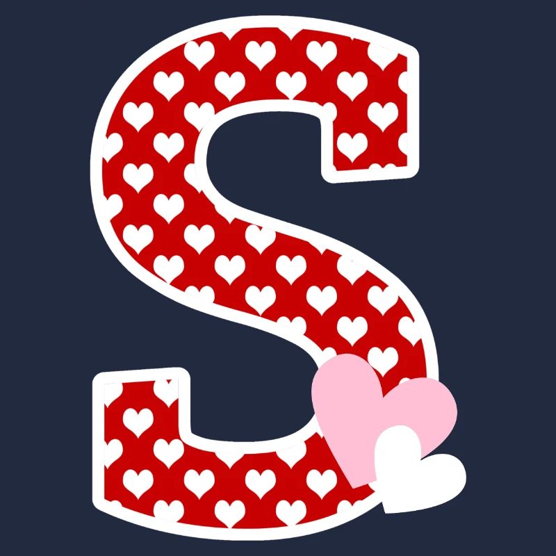 Letter S heart