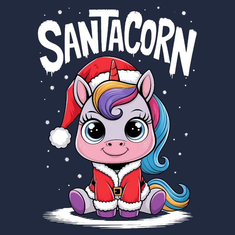 Pull de Noël licorne Noël Noël
