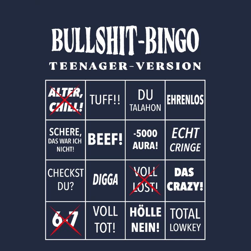 Bingo à la connerie – Version ado