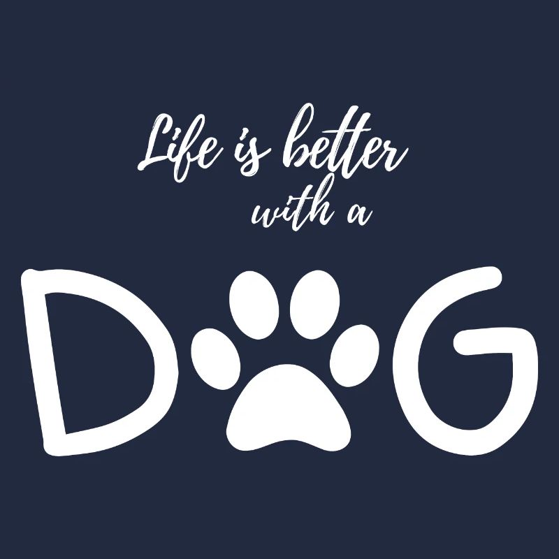 La vie est plus belle avec un chien
