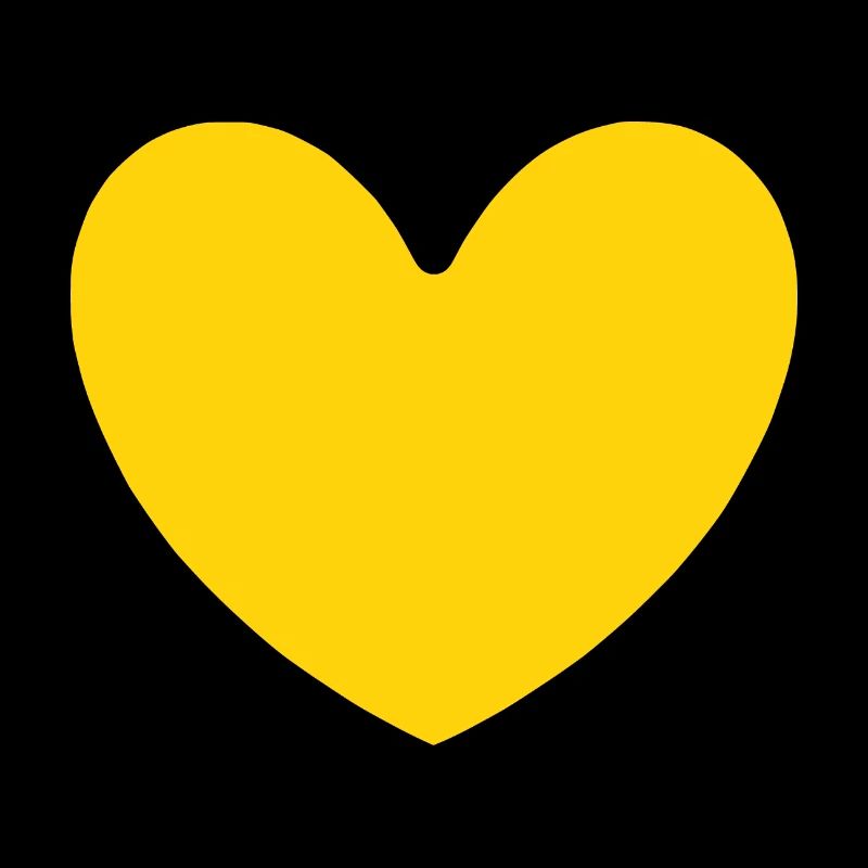 Coeur Jaune Jaune Saint-Valentin