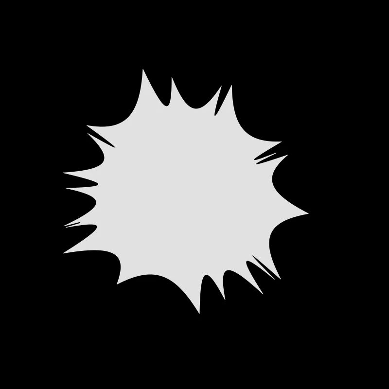 Comic Sprechblase Explosion