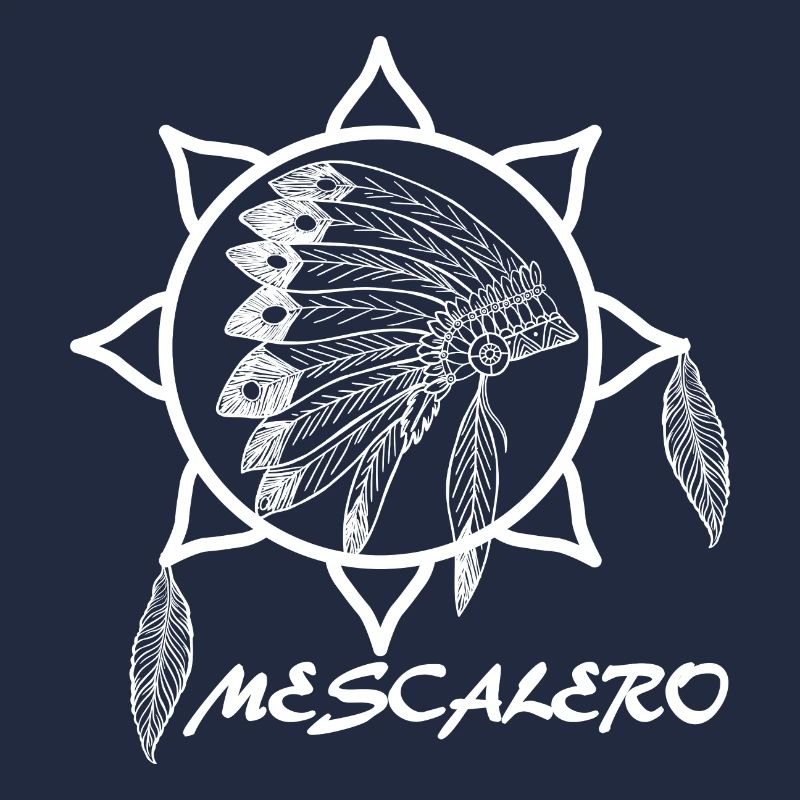 Mescalero Apache Indien - Blanc