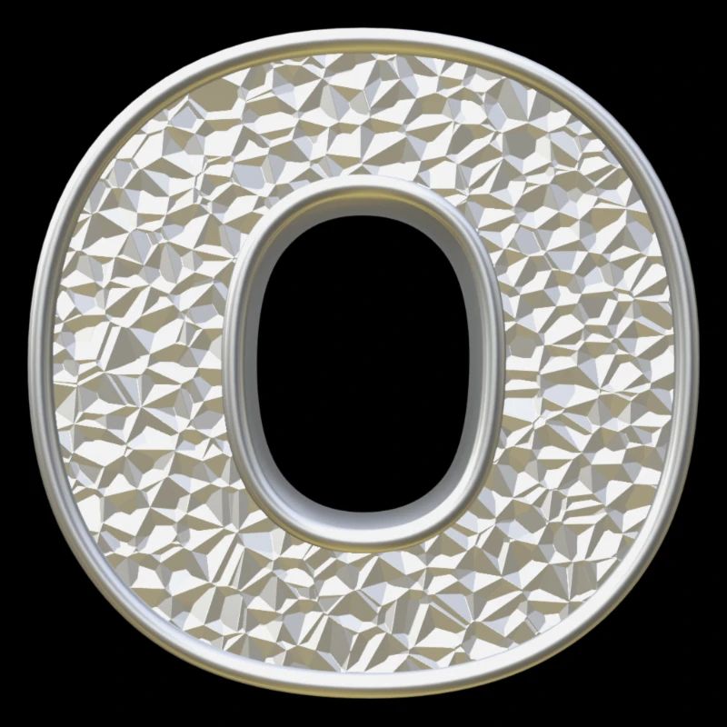 O, letter, letter O, initial, initial O, monogram,