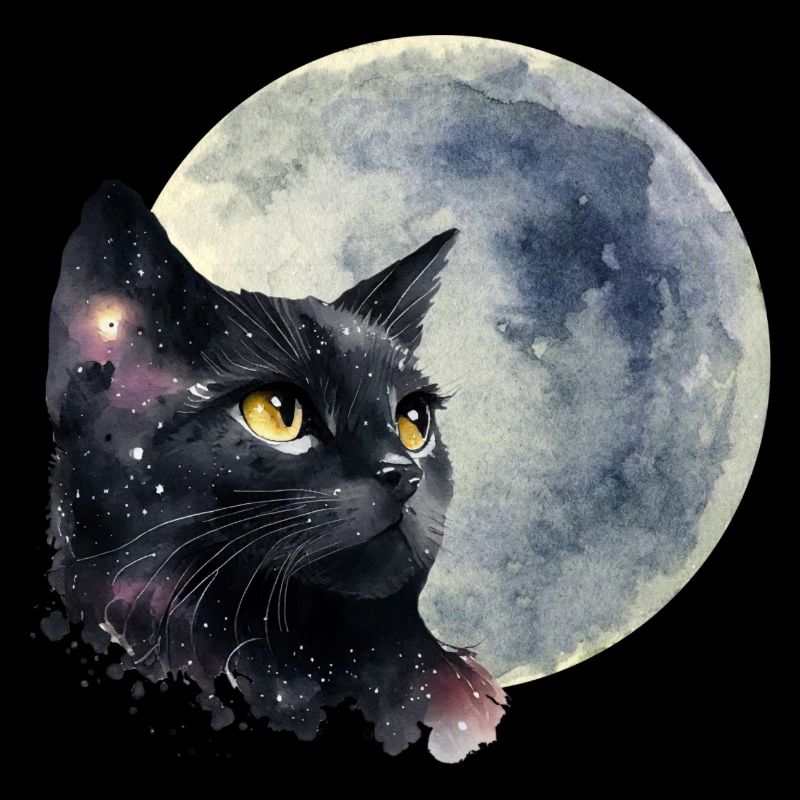 Chat de la lune