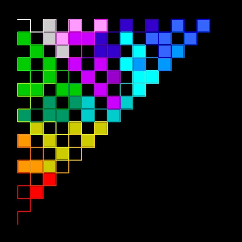 colored squares