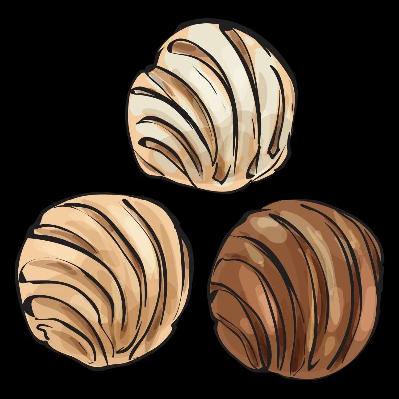 Concha Hispanic Mexican Pan Dulce