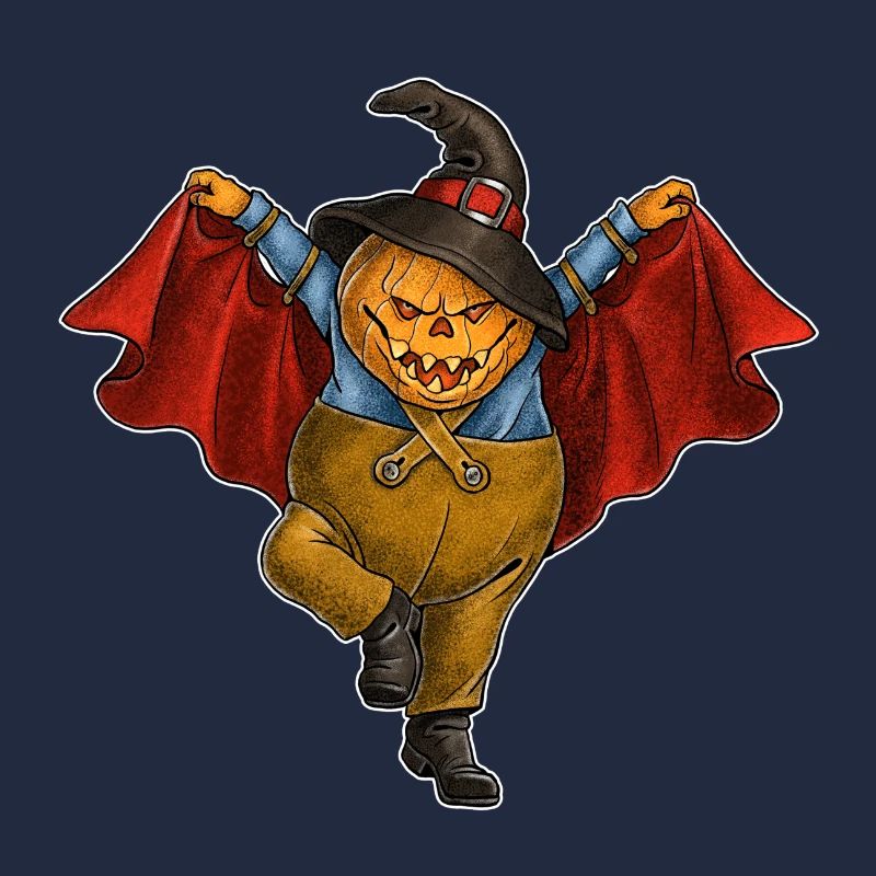 Dancing pumpkin. A fun Halloween design.