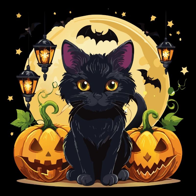 Chat d’Halloween