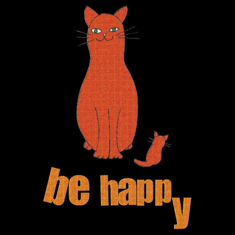 chat être heureux