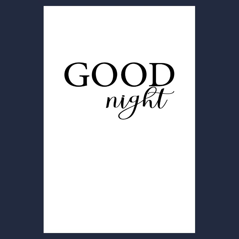 Bonne nuit Conception d’affiches