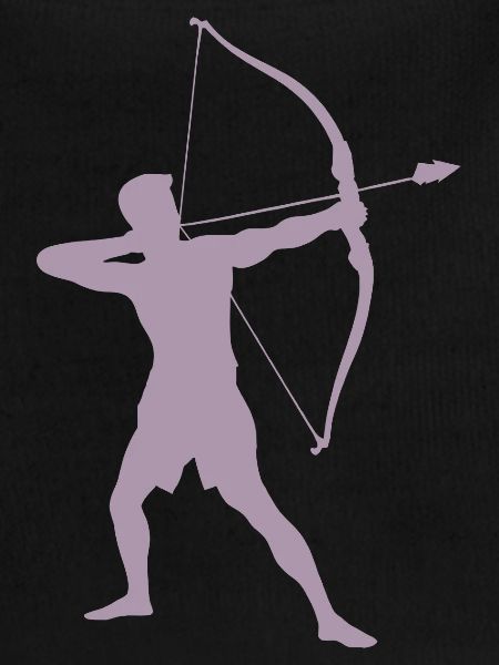 Silhouette d’archer, précise