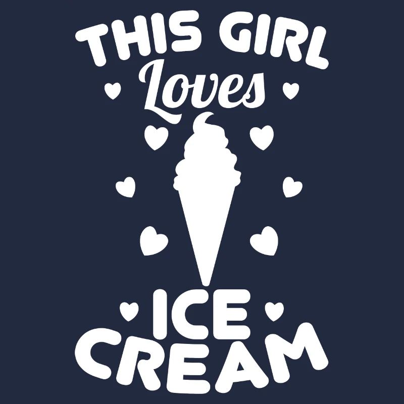 Fille de crème glacée