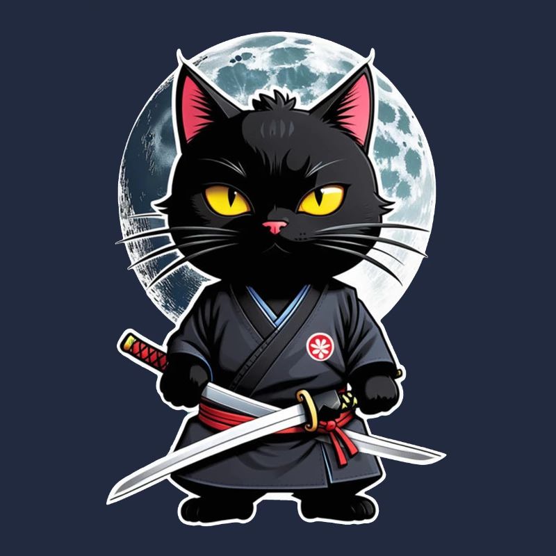 Ninja Katze - Samurai Kätzchen