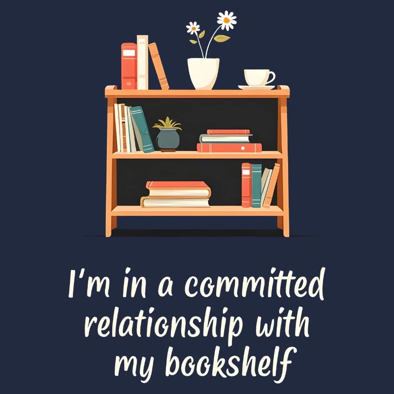 I'm in a committed relationship with my bookshelf