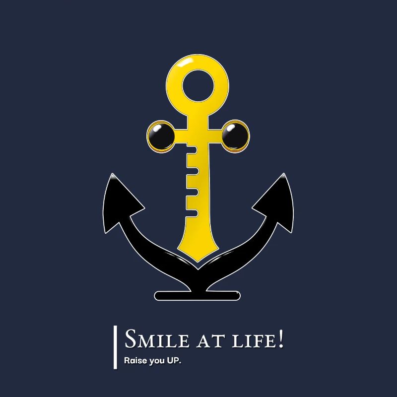 Smiling anchor, humor, personal development
