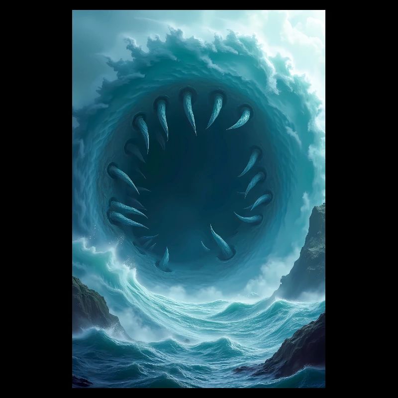 Charybde, gigantesque tourbillon aux dentelés