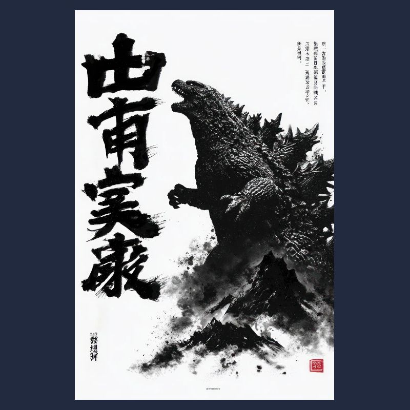 Encre monstrueuse de destruction