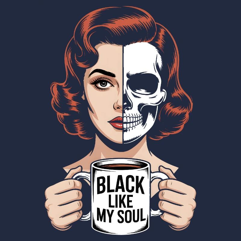 Noir comme mon âme ! Goth Café Emo Girl