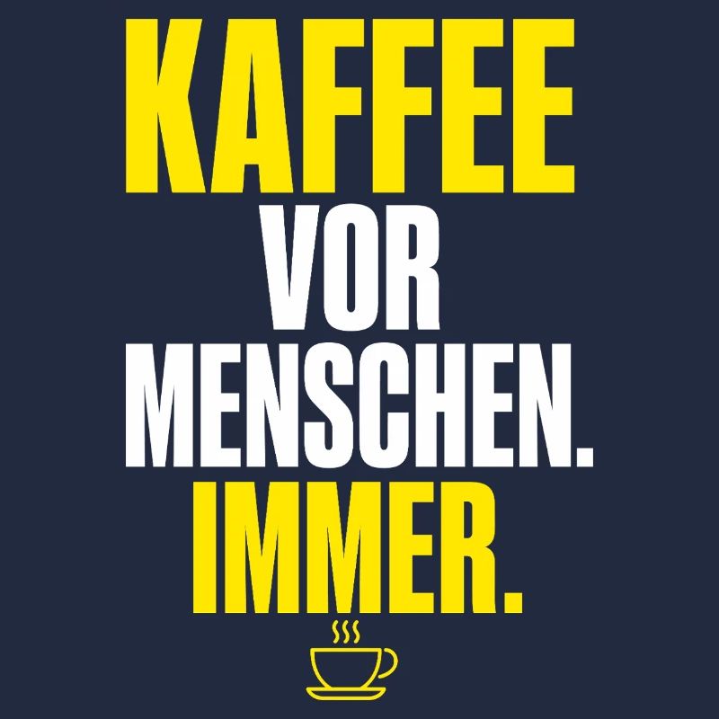 Kaffee vor Menschen Immer