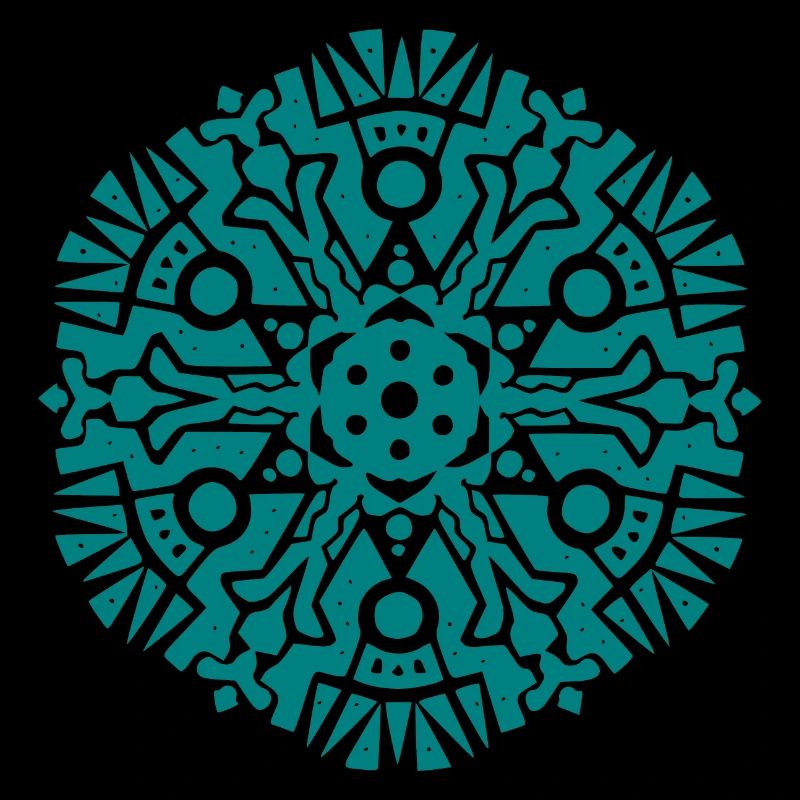 Modèle Mandala Maya