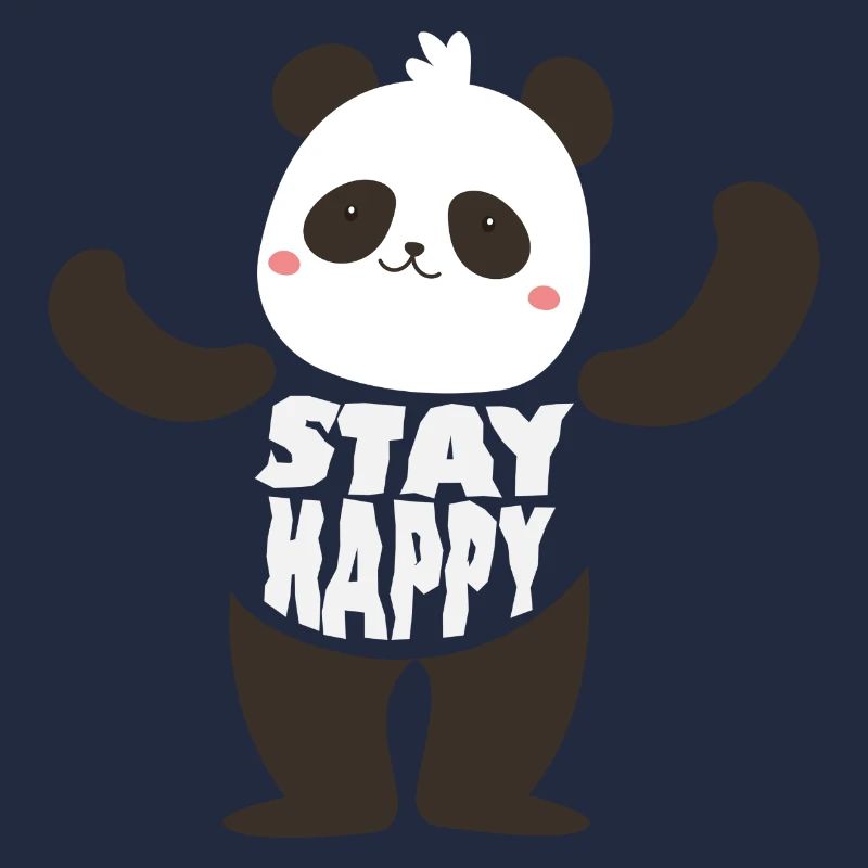Restez heureux Panda