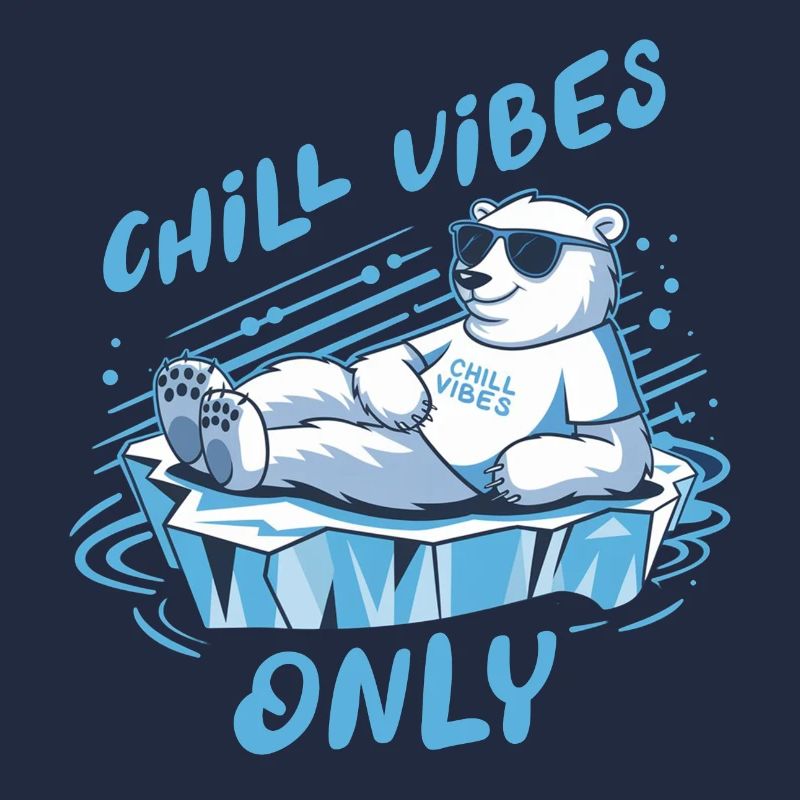 Chill Vibes Only - Tranquil Polar Bear