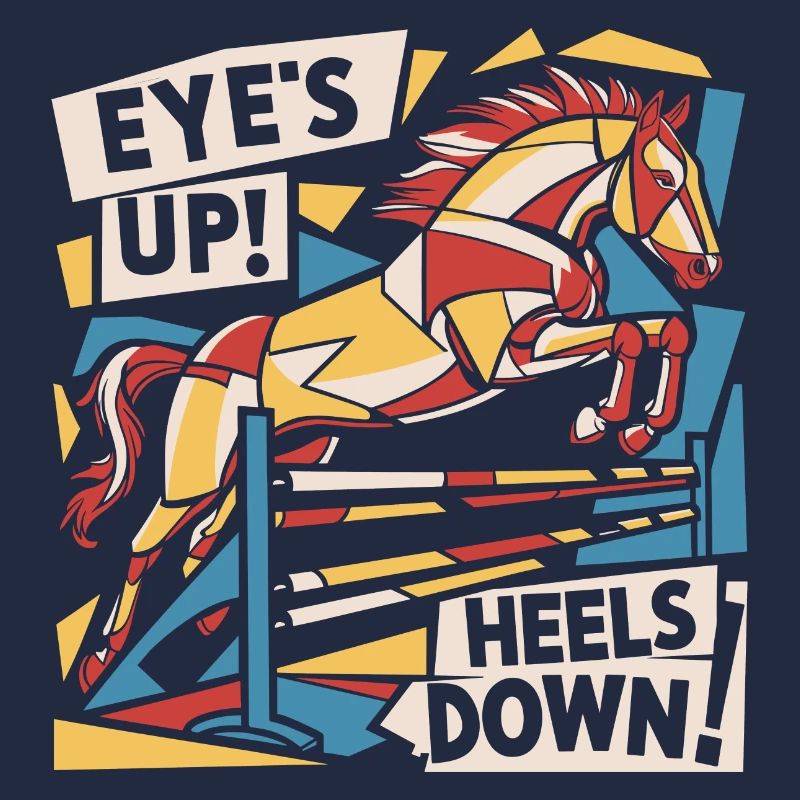 Eyes up, heels down