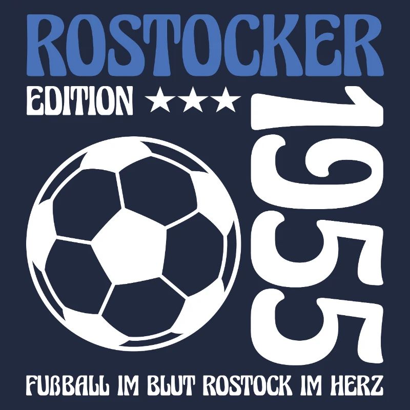 Rostocker Geburtstag 1955 Fußball Geschenk