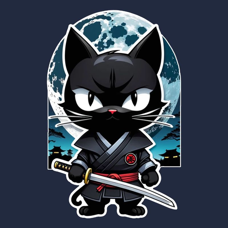 Ninja Cat - Samurai Kitten