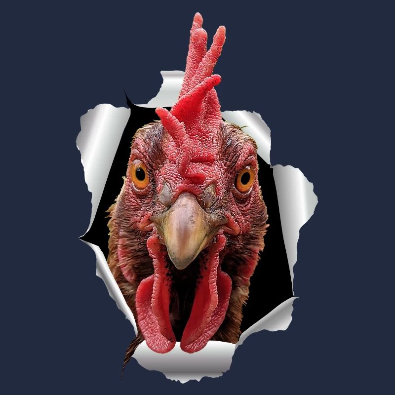Papier déchiré de poulet