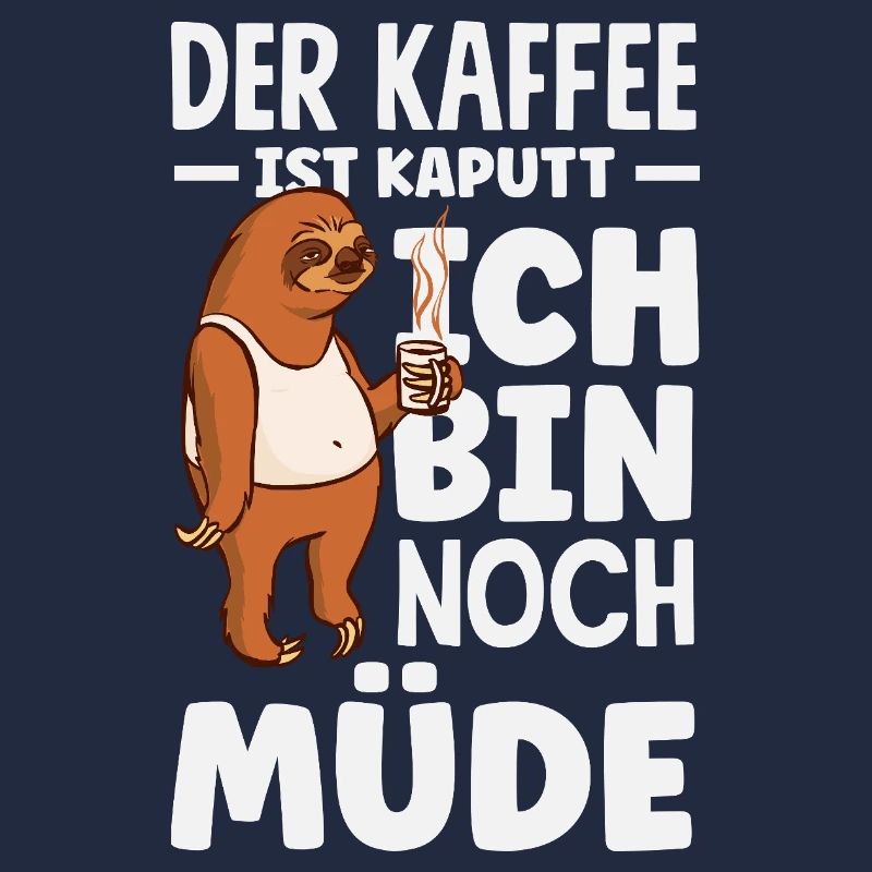 The coffee is broken – tired sleep