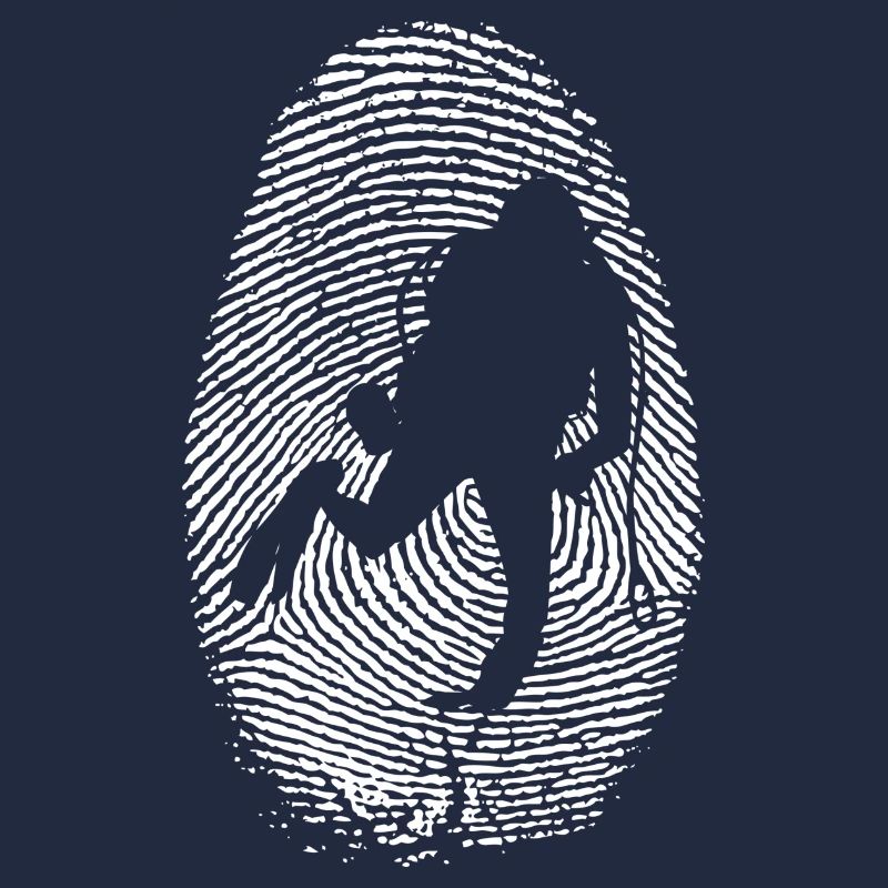 Fingerprint Rescue: Helping Hand Silhouette