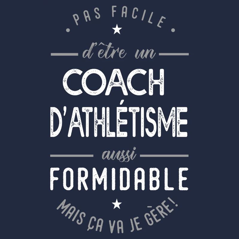 coach Athlétisme formidable cadeau sport d'athlé