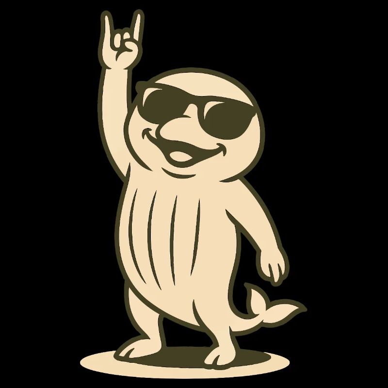 Bébé baleine à bascule