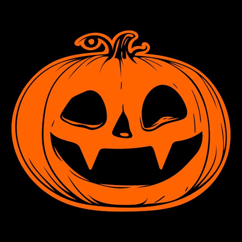 Visage de citrouille - Costume d’Halloween effrayant