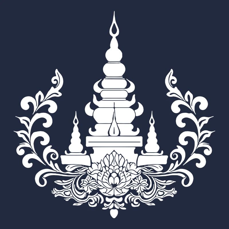 Symbole de la nature du complexe de temples de Thaïlande