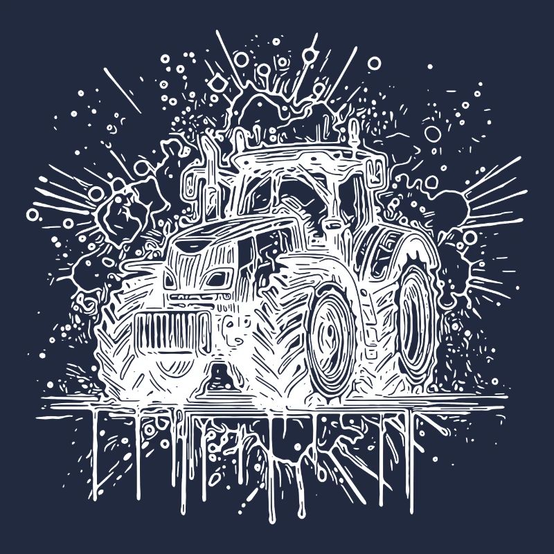 Ackerdesigner mit Traktor Feld Schlepper Experte