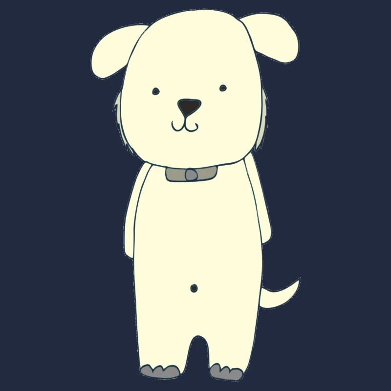 chien jaune