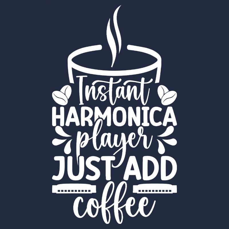 Harmonica Musican Lecteur Instantané Just Coffee