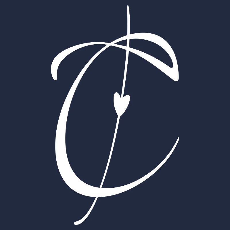 Buchstabe C Initiale Alphabet Monogramm Taschenfläche