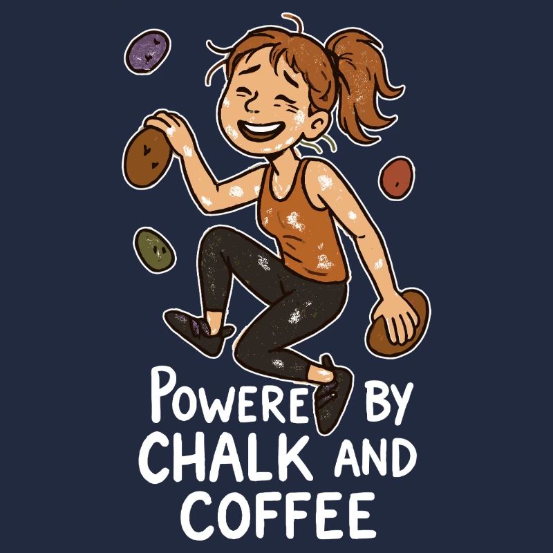 Bouldering, Chalk & Coffee: Tired Climber Comic