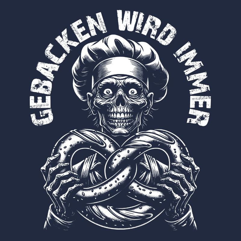Zombie als Bäcker - gebacken wird immer