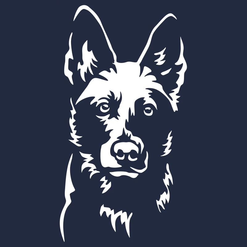 German Shepherd Head "Black Edition"